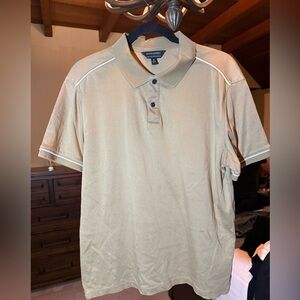 Banana Republic Beige Polo Shirt